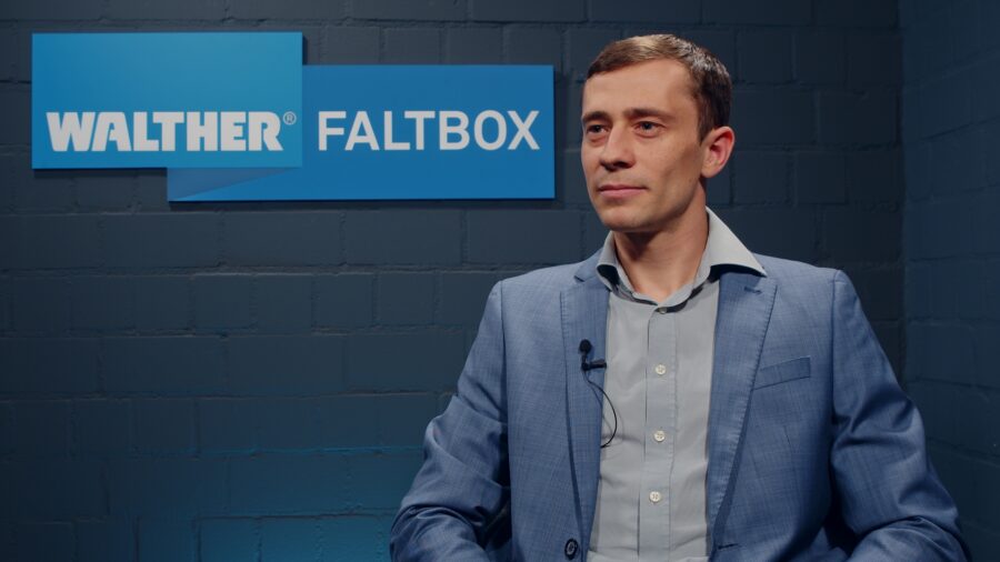 André Hecker, Project Manager at WALTHER Faltbox