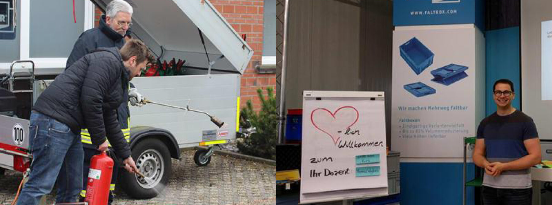 Erste-Hilfe und Brandschutz Ausbildung bei WALTHER Faltsysteme