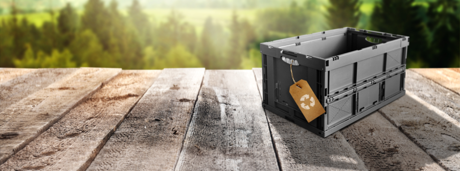 Faltbox der nachhaltigen Produktlinie GREENLINE