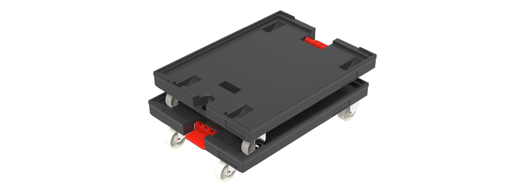 Rollwagen mit innovativer Zentralbremse von WALTHER Faltsysteme