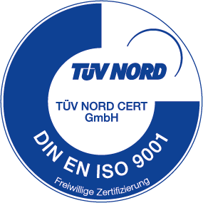 Seal TÜV NORD DIN EN ISO 9001