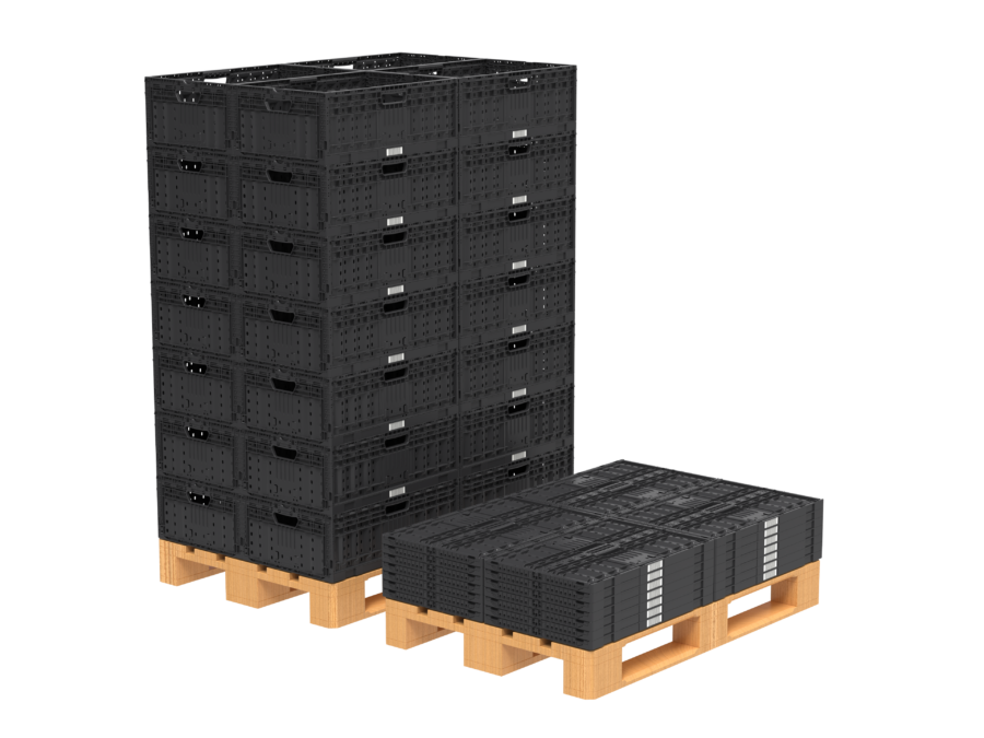 Volumenreduzierung Klappboxen