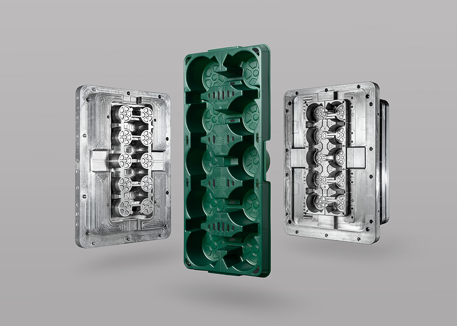 Euro Plant Tray Design by WALTHER with tools