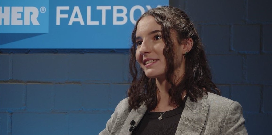 Doreen Fischer talks about sustainability at WALTHER Faltsysteme