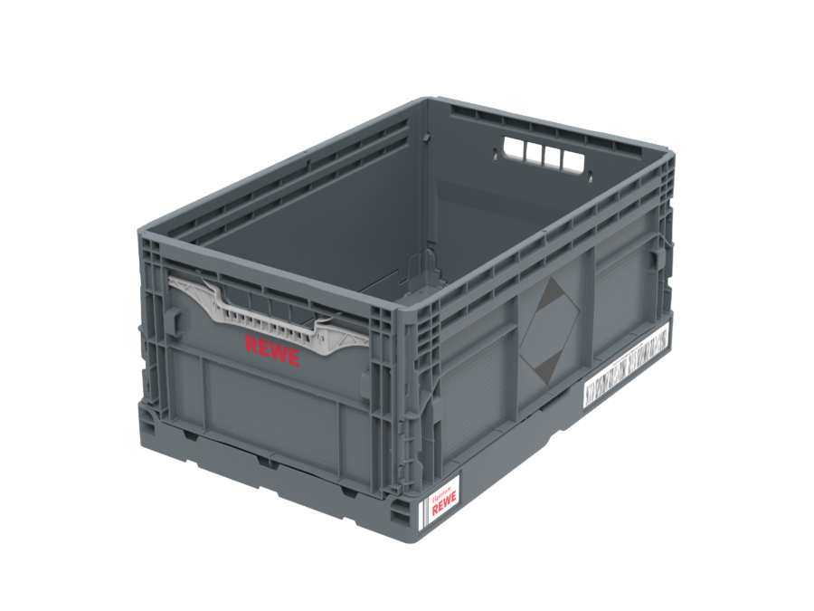 DPS-Klappbox im Einsatz bei REWE