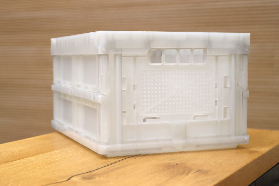 Box aus oceanbound plastic