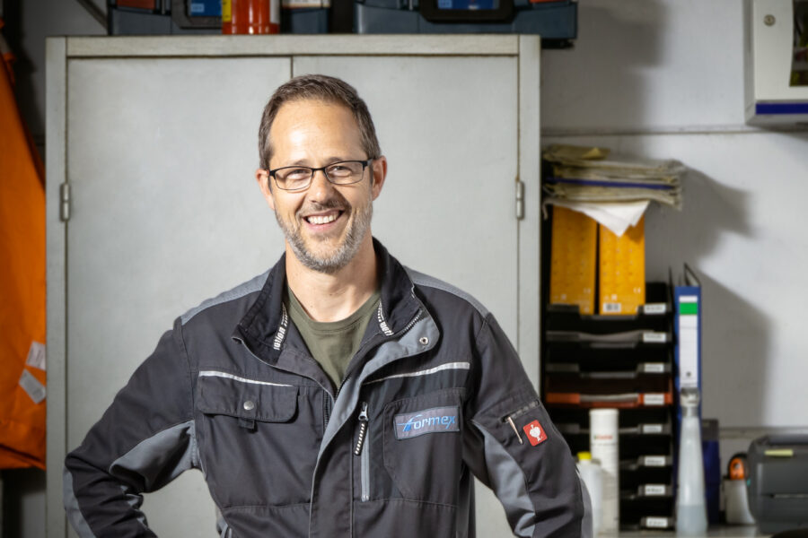 Rocco Schröter, Leiter Montage bei Formex