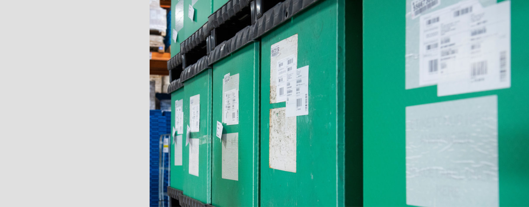 Grüne Mega-Packs im Einsatz bei comepack
