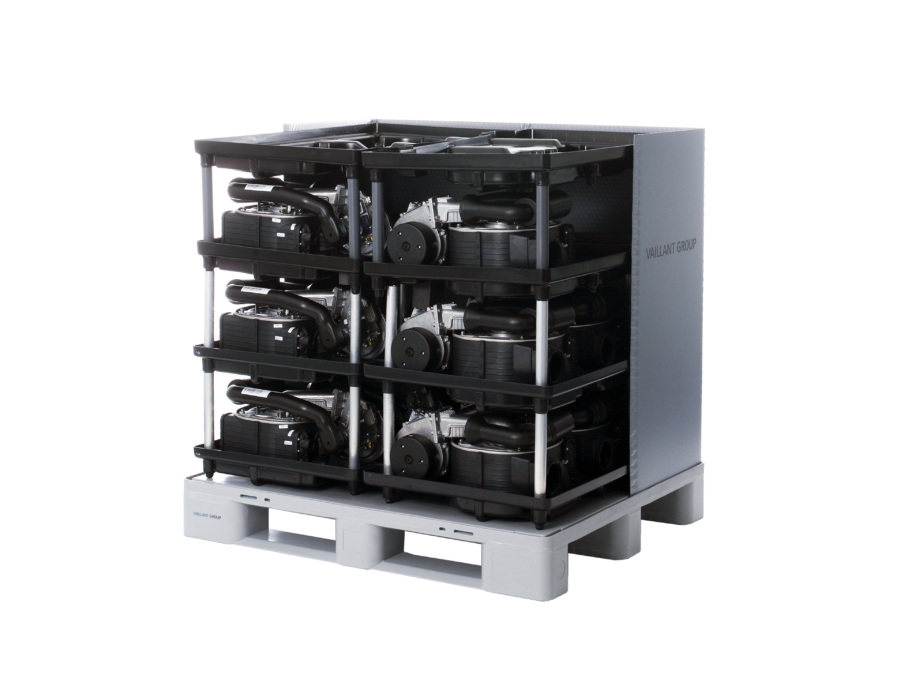 Befüllte Hybox von Vaillant