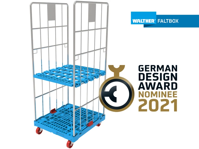 Nominierung des innovativen Rollcontainers für den German Design Award 2021